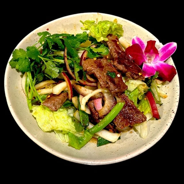 Spicy Beef Salad.