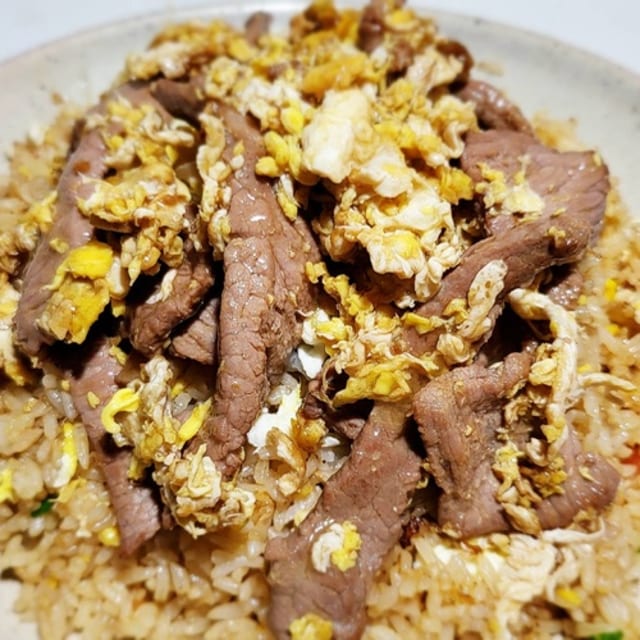 Beef Thai Fried Rice.