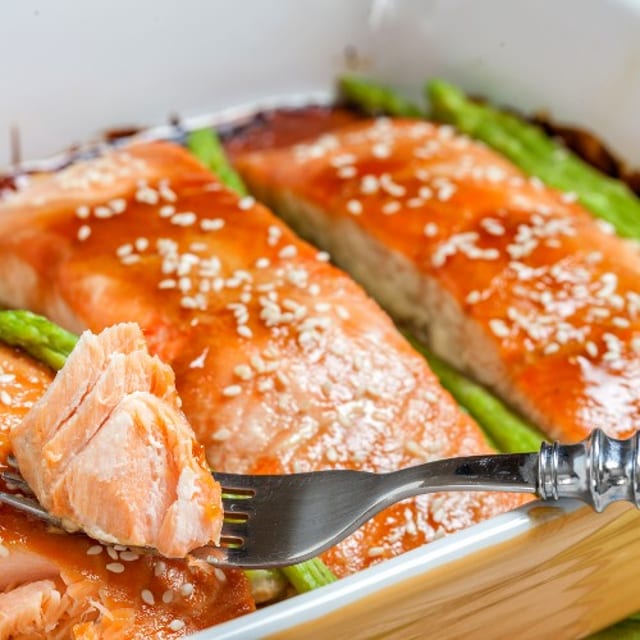 Salmon Teriyaki.