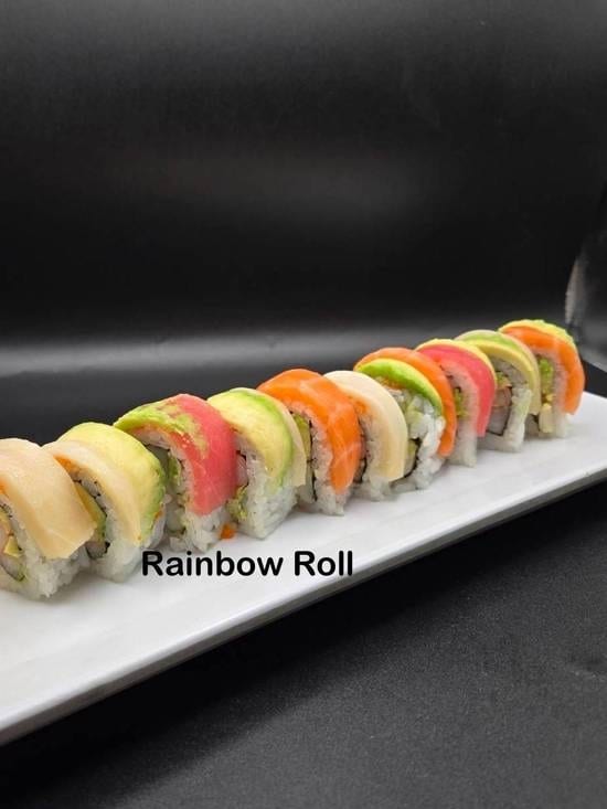 Rainbow Dragon Roll.