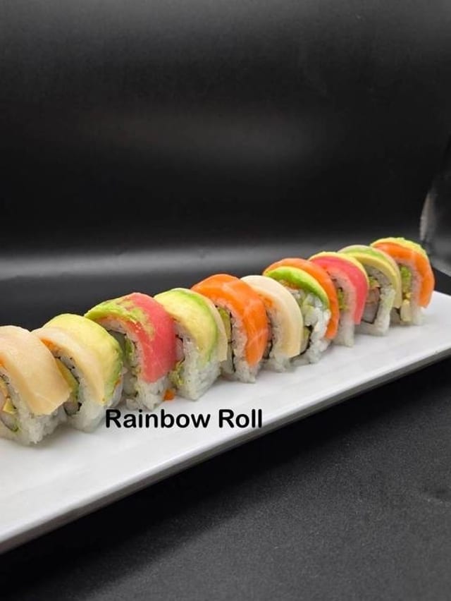 Rainbow Dragon Roll.